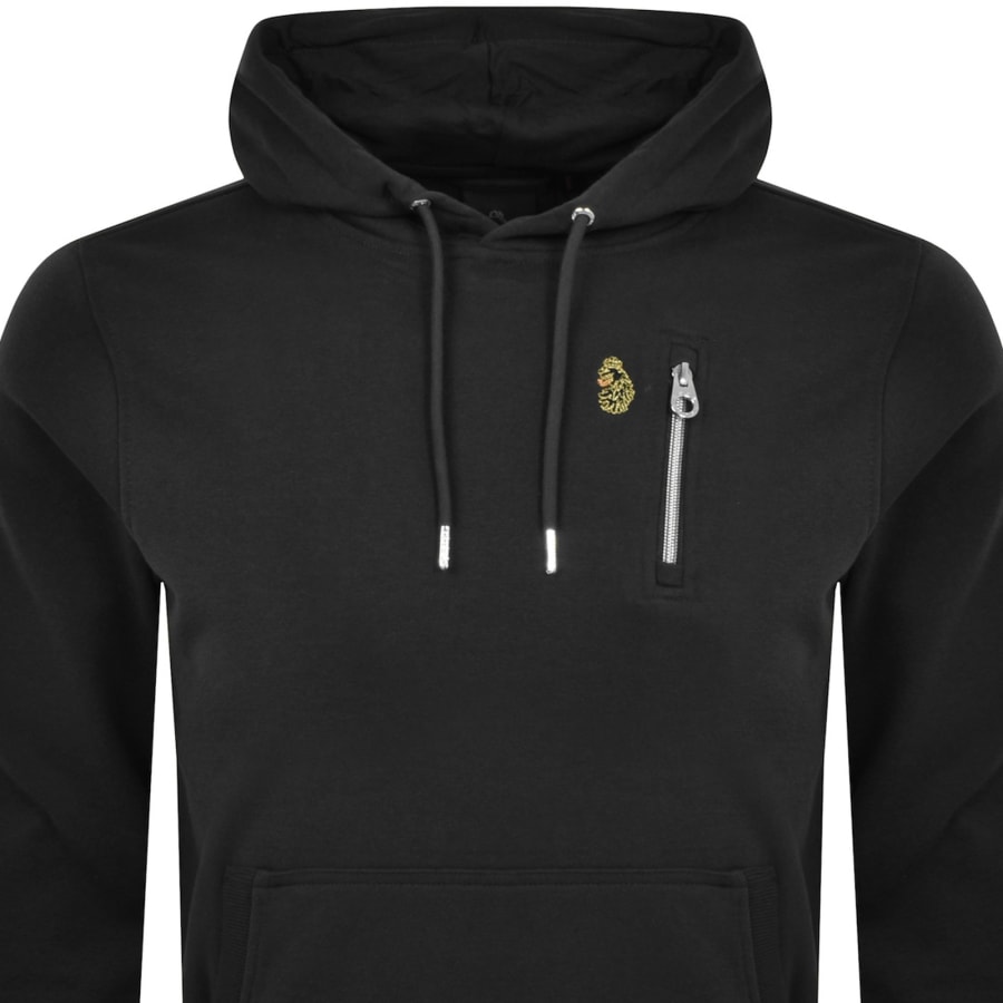 Luke black hoodie clearance